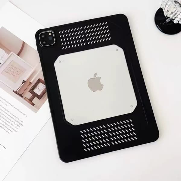 Cover til iPad Pro 11\" 1/2/3/4 sort tynd gaming varmeafledning silikone bagside