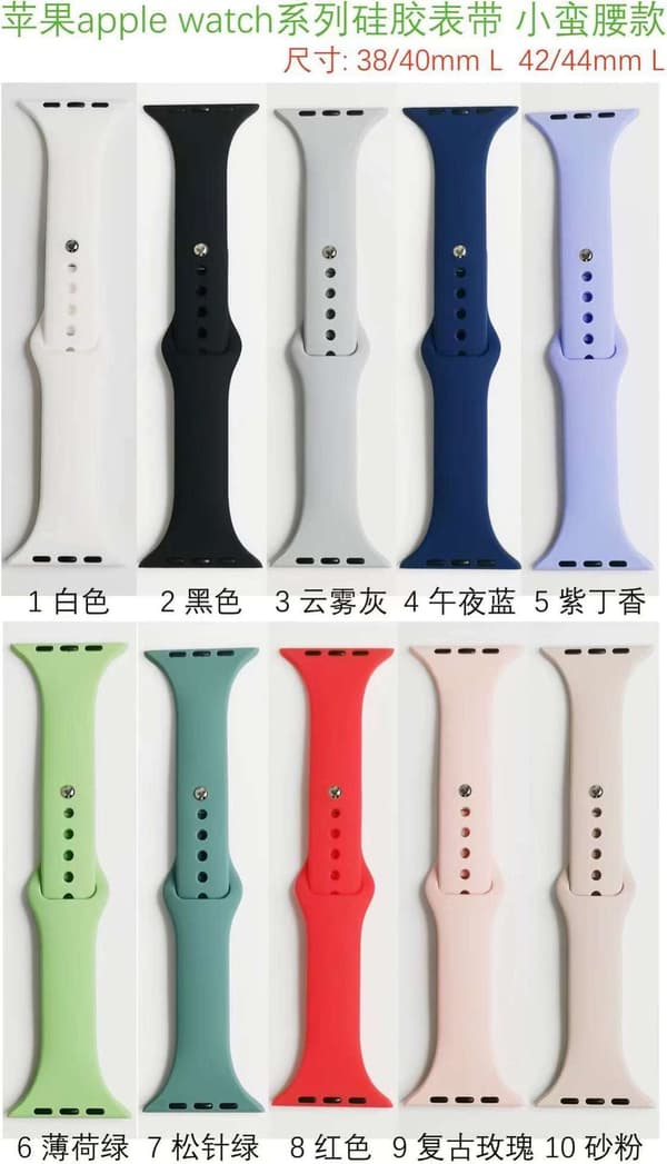 Urrem til Apple Watch iWatch 38-41mm sort æske Regular Cloud Gray