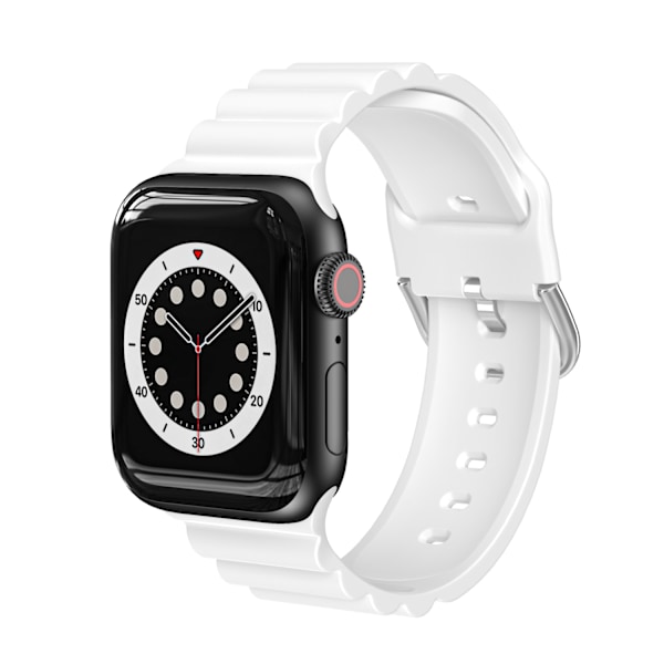 Klockarmband för Apple Watch iWatch 42/44/45/49/46MM stor urtavla vit