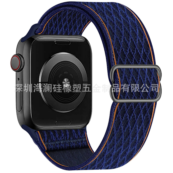Kellon ranneke Apple Watch iWatch 44/45/46/series1.2.3-42 Tumman laivastonsininen
