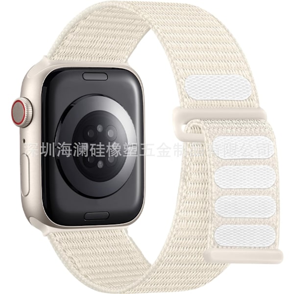 Kellon ranneke Apple Watch iWatch 38/40/41/series10-42 -kelloille, puhdas väri tähtiloiste