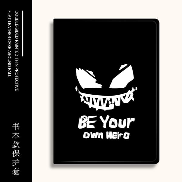 Stilfuldt etui til iPad 10 10.9\" soft book \"Night Devil\" full