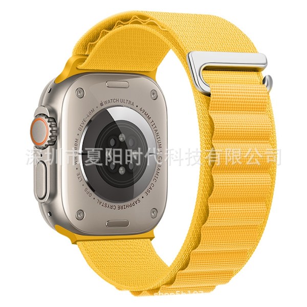Kellon ranneke Apple Watch iWatch 38/40/41/42mm universaali, Vitality Yellow