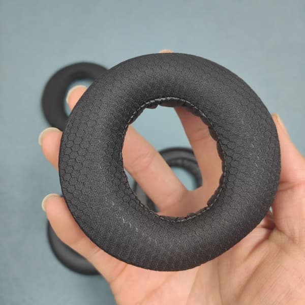 1 par Mesh svarte erstatningsøreputer for SONY PS5 PULSE 3D