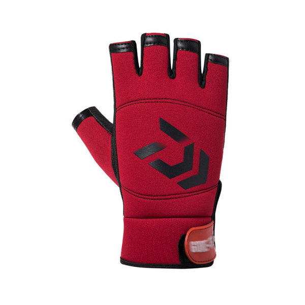 Women Men Cycling Gloves Dew Three Finger Thin Outdoor Riding Sun-Proof and Breathable Three-finger yellow Average Size