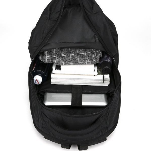 Suurikapasiteettinen matkalaukku Opiskelijan koululaukku Tietokonelaukku Business casual reppu Gray