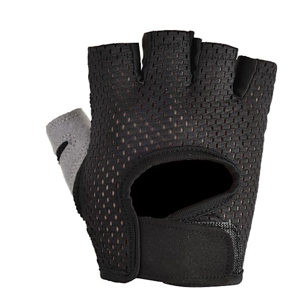 Kvinnor Män Cykelhandskar Halvfinger Sport Träning Fitness Mesh Andas Tunn Pink L