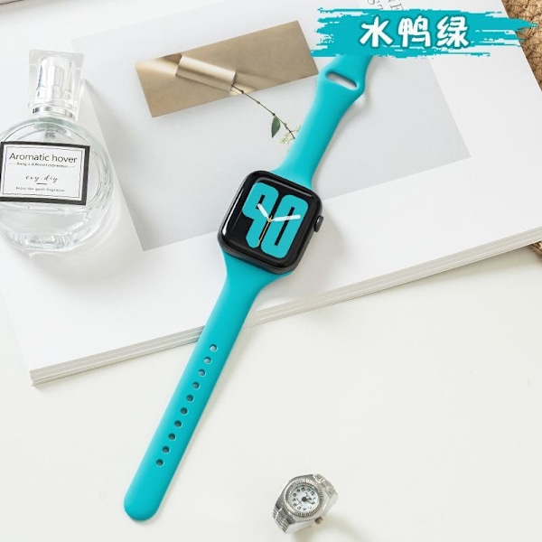 Klockarmband för Apple Watch iWatch 1/2/3 generation 42mm/44/45/46/49mm universal 1 tealgrön
