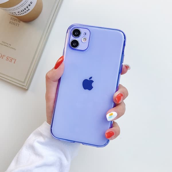 Etui til iPhone 17 Pro fluorescerende farve blød