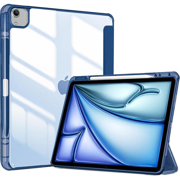 Stilfuldt etui til iPad Pro 11\" Royal Blue Tri Fold Stand Strap