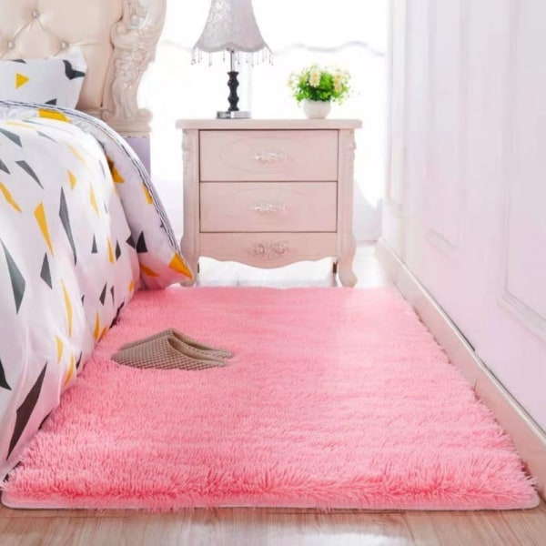 Oral Pad Olohuone Makuuhuone Peite Bedside Erkkeri Tatami Lämmin kokomatto Light pink 120*160cm