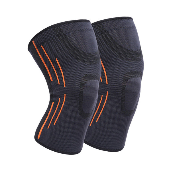 Knebeskyttelse Aolix Spot Termisk Beskyttelse Sport Kneskåler Utendørs Leddbeskyttelse Knebeskyttelse Engros Gray Orange L