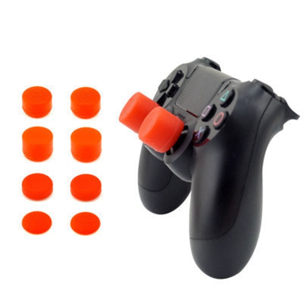 For PS5 Heightening Cap PS3 Button Cap PS4 Håndtak Heightening Soppformet hårklipp Ps5 Red