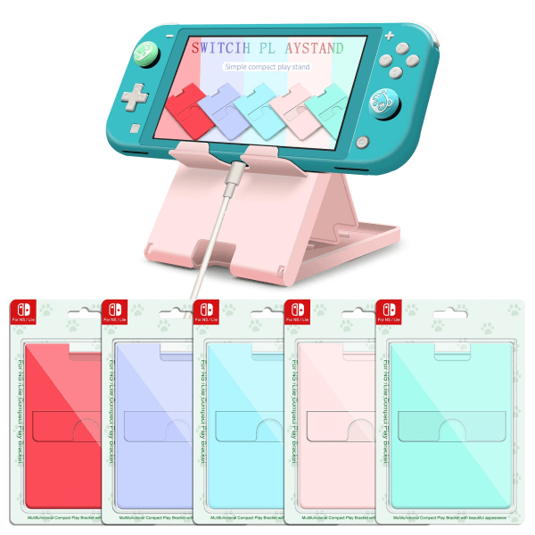 Switch-pelikonsolihyllylle Switch Lite OLED-isännän sijoittelun tukikehys Red