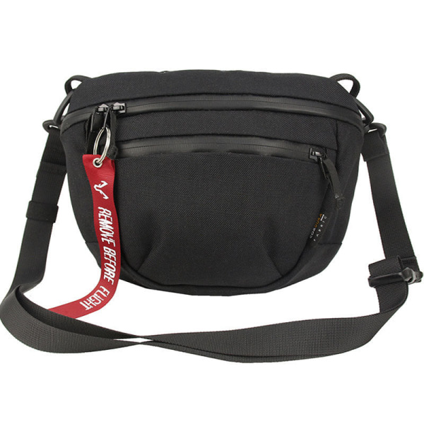 Fanny Pack Running Belt Waist Bag Organizer Japanilainen vedenpitävä toiminto Mysterious Black maka 1