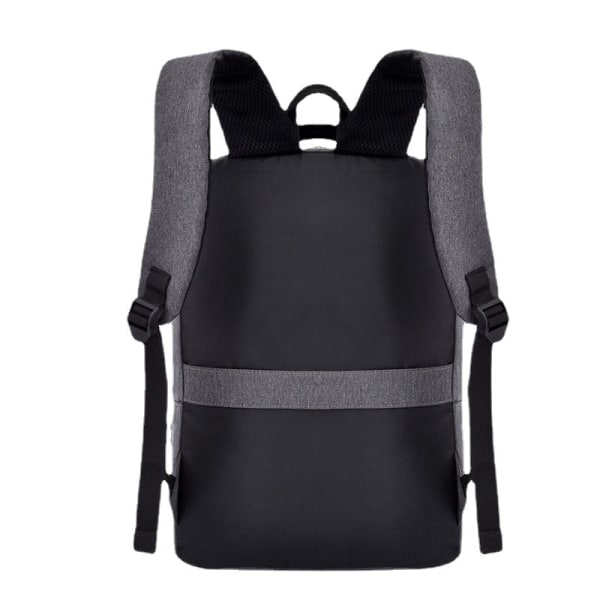 Reppu Muoti Nuorten casual suuri tila, bisnestyylinen tietokonelaukku Gray Black
