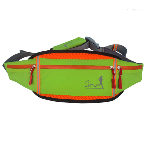 Fanny Pack Løbebælte Taljetaske Organizer Sport Vandtæt Multifunktionel NO.3 Orange 6.7 inches