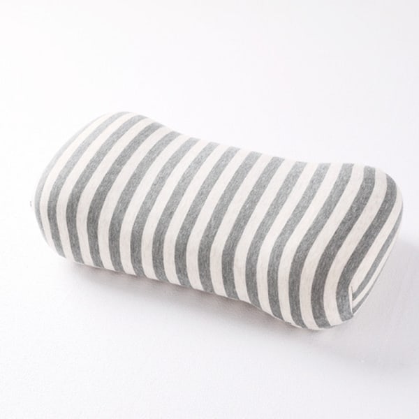 Blød og behagelig rejsepude Tianzhu Bomuld Multifunktionel Nap Bærbar Memory Foam Gray stripe