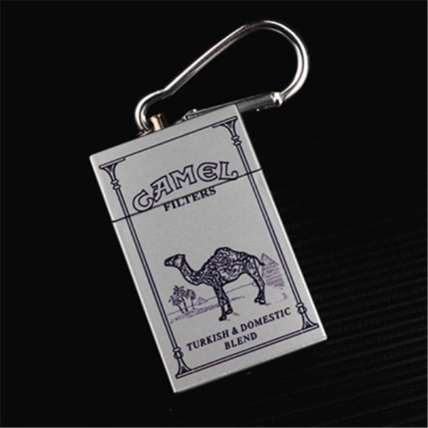 Askebæger Creative Portable Pocket Mini Pull Opbevaringsboks Askebæger Camel buckle 6.4*4*1.8cm
