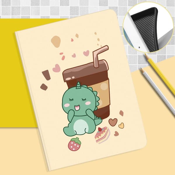 Stilig etui for iPad 2017/2018 9.7\" Mini Dinosaur