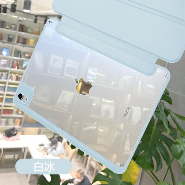 Stilfuldt etui til iPad 2020 11\" lyseblåt læder