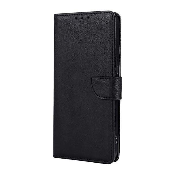 Fodral för iPhone 13 Pro Max svart flip läder anti fall kortplats i lager