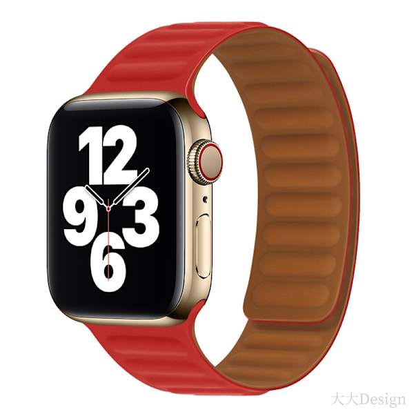 Kellon ranneke Apple Watch iWatch 38/40/41mm Punainen