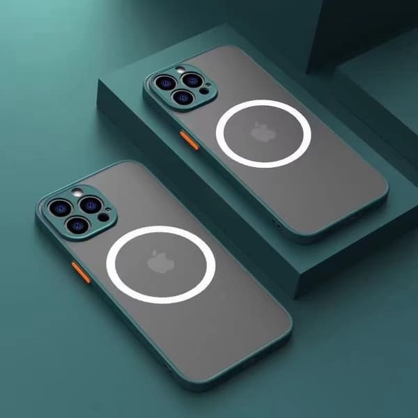 Skal för iPhone 17 Pro Max Midnattsgrön Magnetiskt Falltåligt Matt