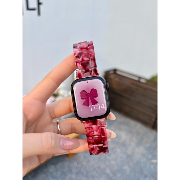 Klockarmband för Apple Watch iWatch Self-test: 22mm jordgubbar