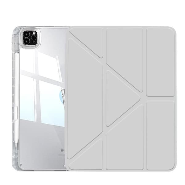 Fodral för iPad 10/2022 A16 11 grå hög transparens magnetisk vikrem