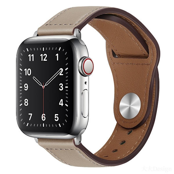 Klokkereim for Apple Watch iWatch 38/40/41/10 generasjon 42MM lys grå