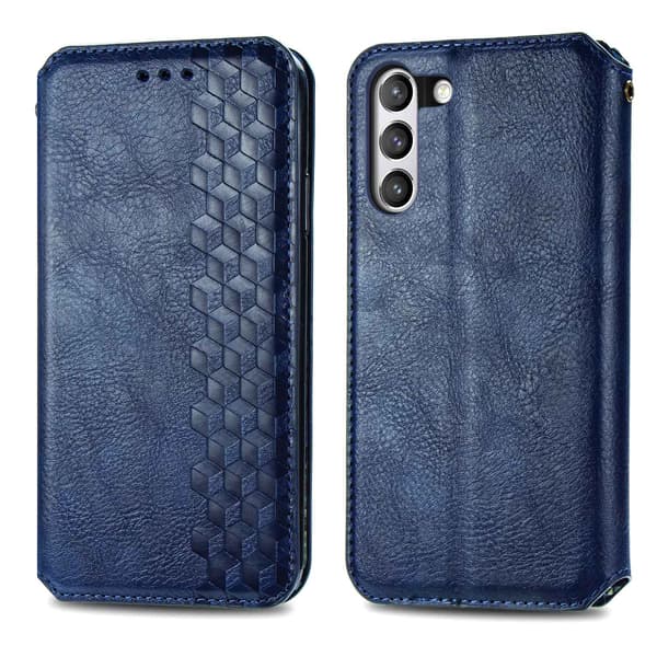 Fodral för Samsung A51 4G Mörkblå 3D Magnetiskt Läder