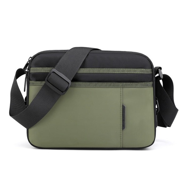 Rygsæk Skulder Business Casual Enkel rejse Trendy Horisontal Mænd Messenger skuldertaske Gray