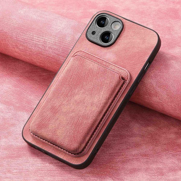 Etui til iPhone 16 Pro rosa magnetisk solid fin hull kortholder