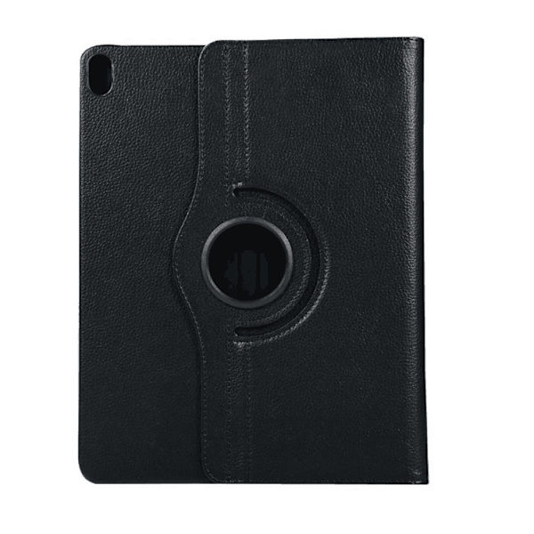 Etui til iPad mini1/2/3 sort lychee tekstur roterende læderstativ