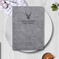 Etui for iPad 2017/2018 9.7\" Retro Hjortehode Grå Full Ultra tynt Sovende