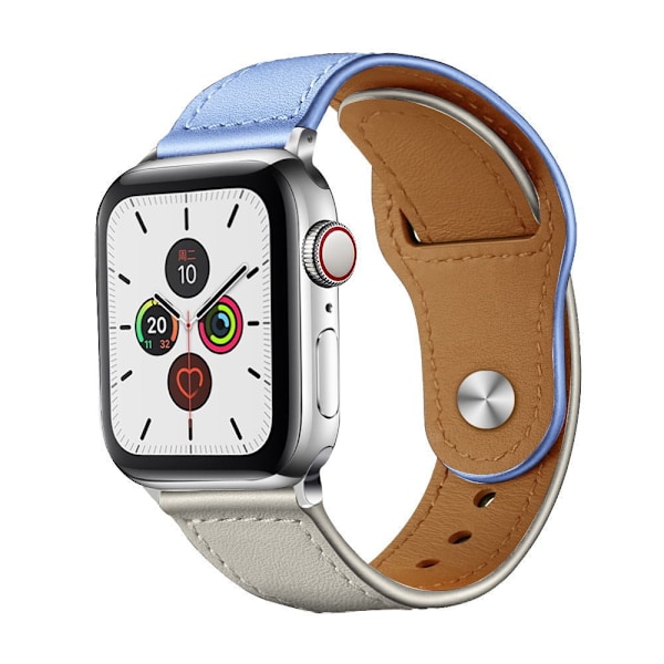 Klockarmband för Apple Watch iWatch 38/40/41/42MM Lavendel Vit