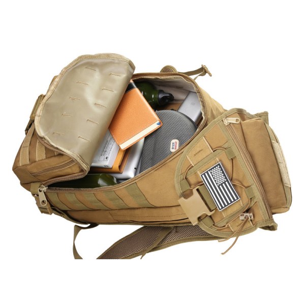 Kamouflage utomhus bergsbestigning Taktisk ryggsäck Herr X7 Swordfish Commando Pack Khaki