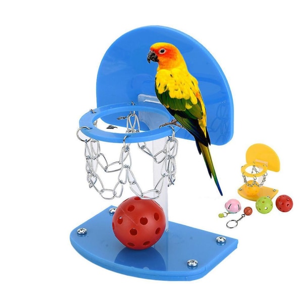 Ny Papegøye Puzzle Training Intellektuell Toy Mini Basket Bird Hoo