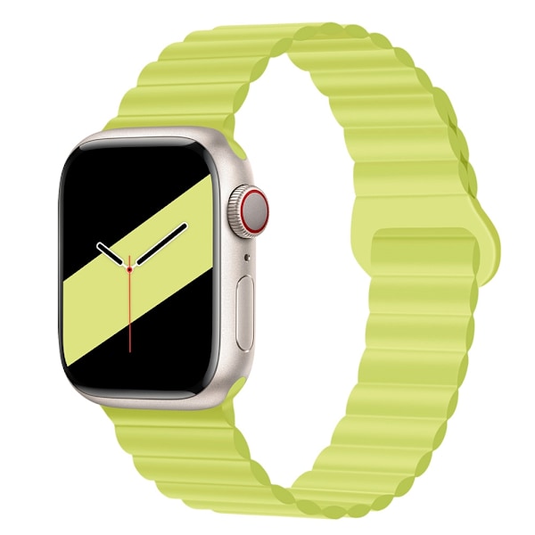 Kellon ranneke Apple Watch iWatch S10 42MM Fluoresoiva Vihreä
