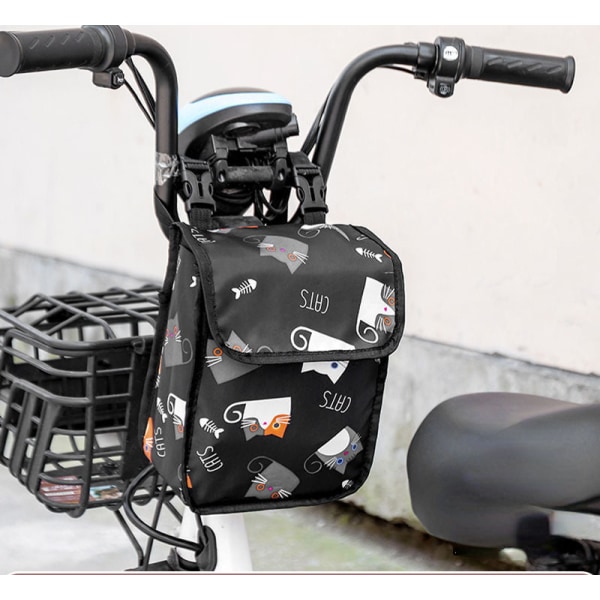Cykel Mountain Bike Bag Elektrisk Väska Stor Kapacitet Förvaring Fram Kitten
