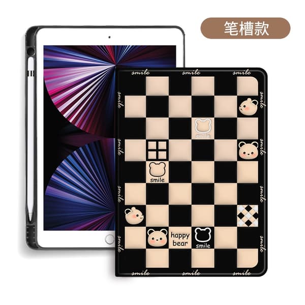 Stilfuldt etui til iPad 10 10.9\" Blyantholder Sort Silikone