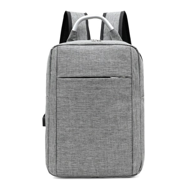 Skol Student Ryggsäck College Bokväska Resväska Dator Multi-Function Fritid Light gray