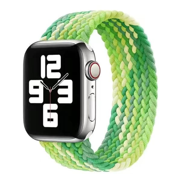 Urrem til Apple Watch iWatch 38/40/41mm S størrelse elastisk enkelt loop lime