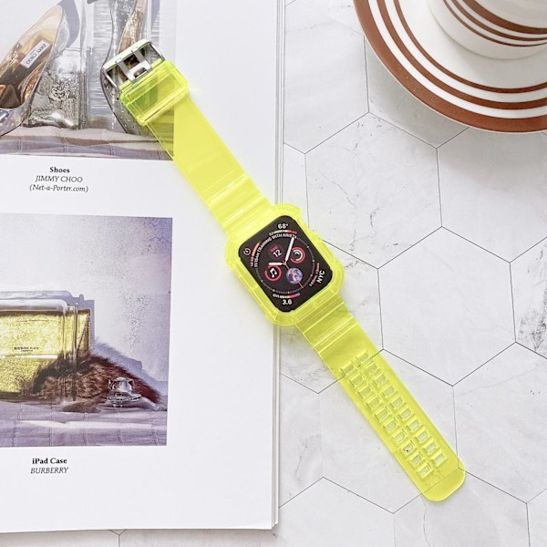 Klockarmband för Apple Watch iWatch 42mm 0:e generationen -03-gul
