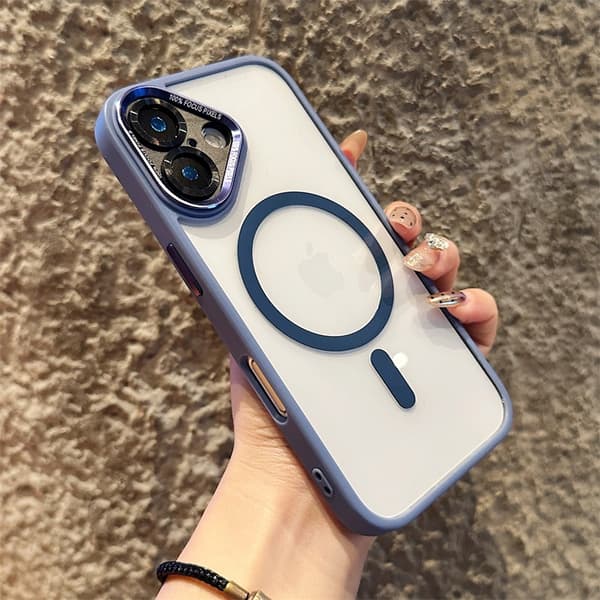 Etui til iPhone 17 metal linse magnetisk montering