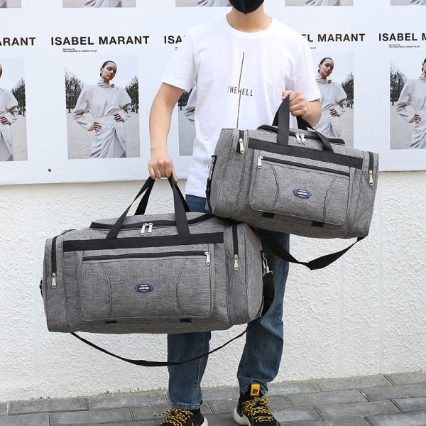 Håndveske En-skulder reiseveske Moving Bag Oversized reiseveske Large gray style