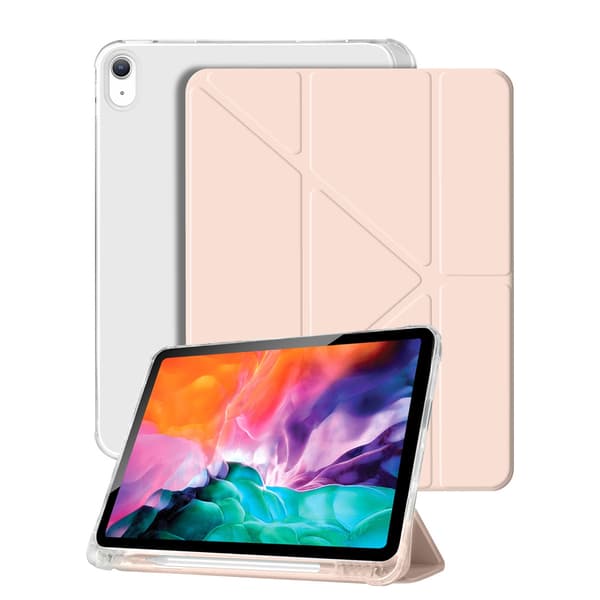 Stilfuldt etui til iPad mini6/mini7 8.3\" lyserødt læder