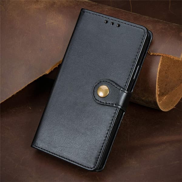 Etui til Samsung S20 Fe svart Lær business solid flip flere modeller