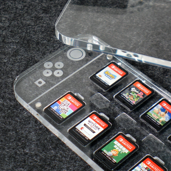 För Nintendo Switchled Cassette Akrylkort med Storage TF Card Protective Shell NS Card